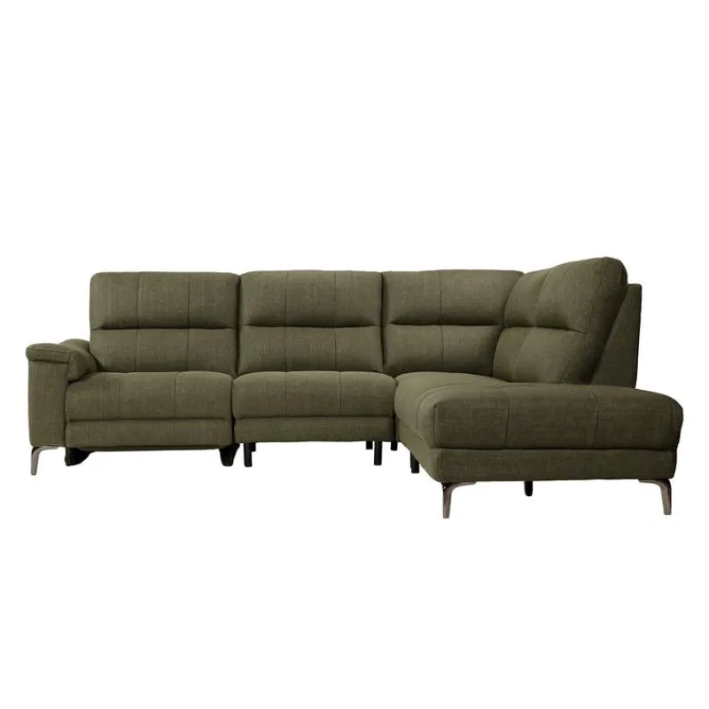 Power Reclining Sectional with Adjustable Headrest