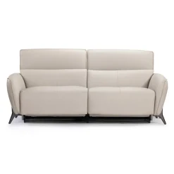 HTL Power Reclining Sofa with Adjustable Headrests - Genuine Leather
