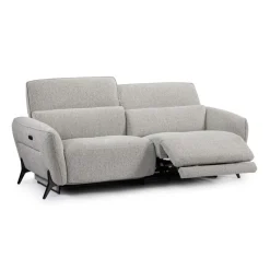 HTL Power Reclining Sofa with Adjustable Headrests - Fabric