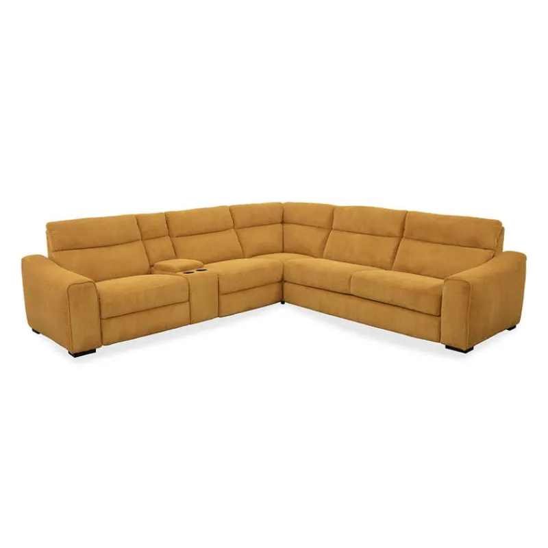 Power Reclining Sleeper Sectional with Console - 6 pcs