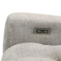 Power Rocker Swivel Recliner with Adjustable Headrest