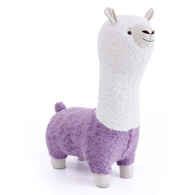 Llama-Shaped Kids Pouf – 28.3" x 15" x 44.1"