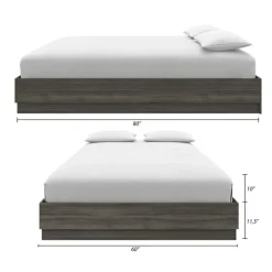Nexera Queen Bed (60") -