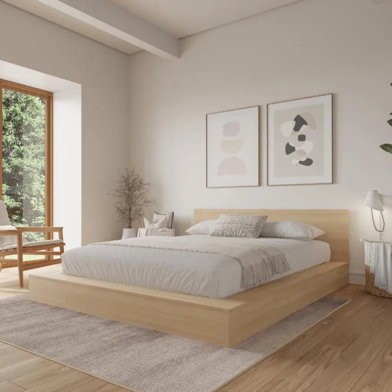 Nexera Queen Bed and Headboard (60") -