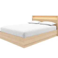 Nexera Queen Bed and Headboard with Integrated Light (60