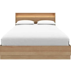 Nexera Queen Bed and Headboard with Integrated Light (60") -