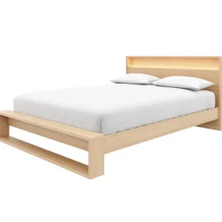 Nexera Queen Bed and Headboard with Integrated Light (60