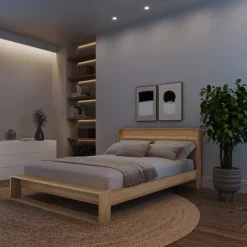 Nexera Queen Bed and Headboard with Lighting (60