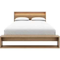 Nexera Queen Bed and Headboard with Lighting (60