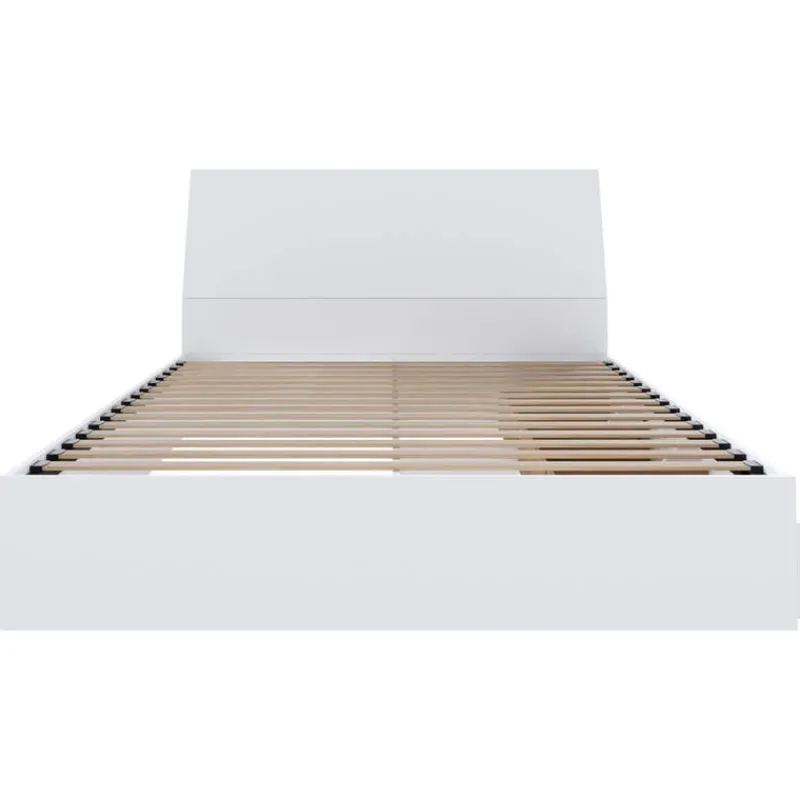 Nexera Queen Bed with 3-Drawer Storage and Headboard (60") -