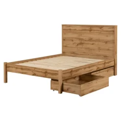 Meubles South Shore Queen Bed with 2-Drawer Storage and Headboard (60