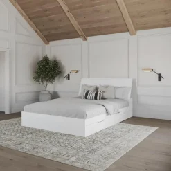Nexera Queen Bed with 2-Drawer Storage and Headboard (60") -
