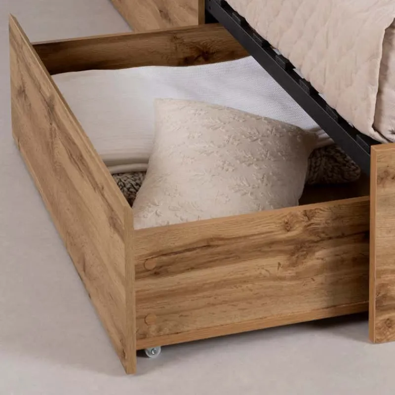 Meubles South Shore Queen Bed with 2-Drawer Storage and Headboard (60") - South Shore