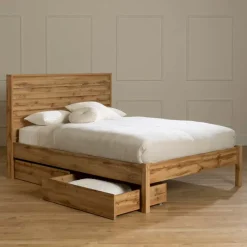 Meubles South Shore Queen Bed with 2-Drawer Storage and Headboard (60