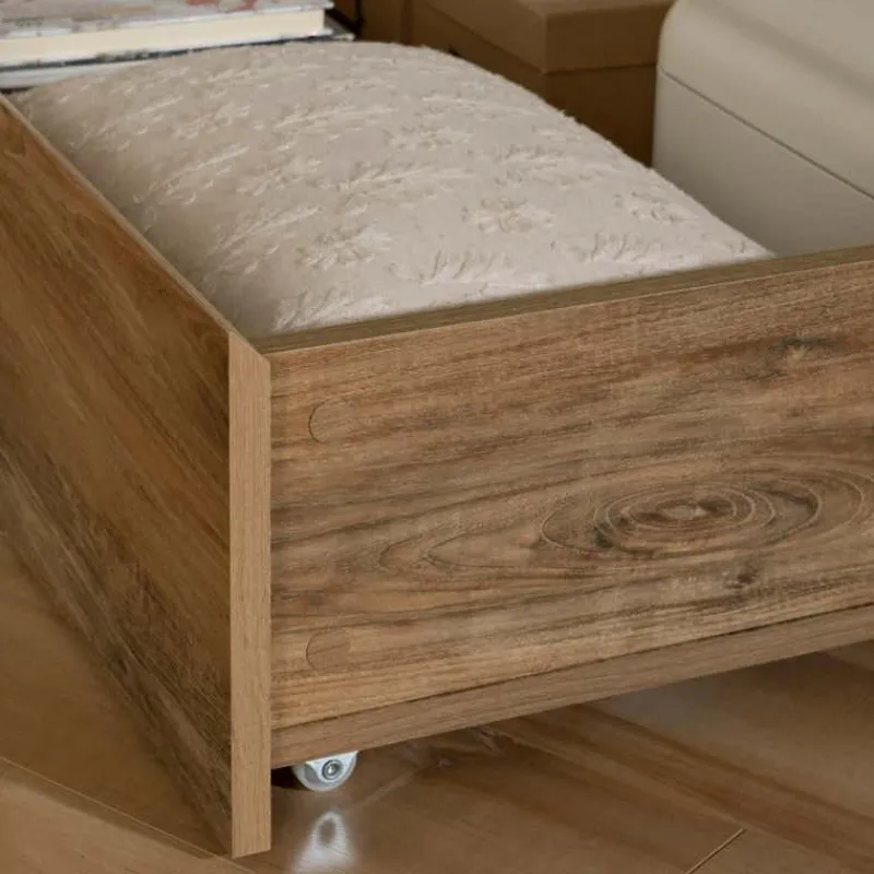 Meubles South Shore Queen Bed with 2-Drawer Storage and Headboard (60") - South Shore