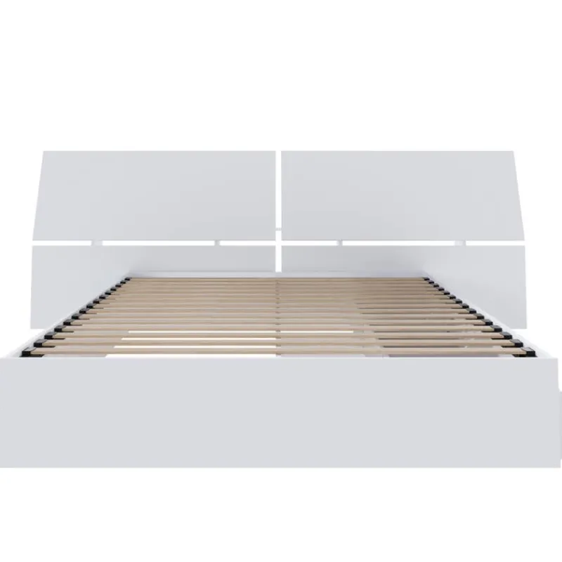 Nexera Queen Bed with 3-Drawer Storage and Headboard (60") -