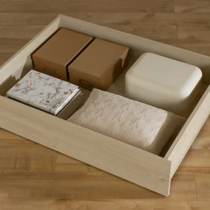 Meubles South Shore Queen Bed with 2-Drawer Storage and Headboard (60") - South Shore