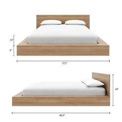 Nexera Queen Bed with Headboard (60") -