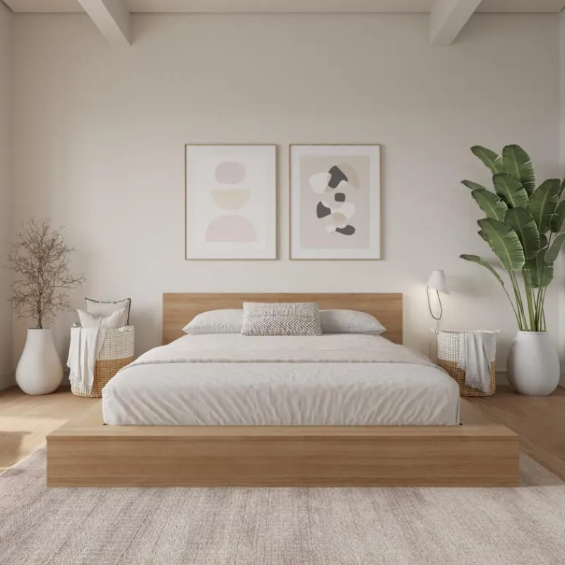 Nexera Queen Bed with Headboard (60") -