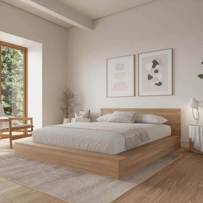 Nexera Queen Bed with Headboard (60") -