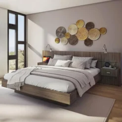 SUA-V Queen Bed with Headboard (60