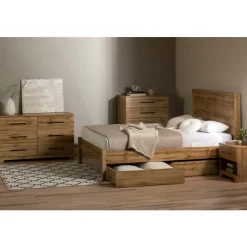 Meubles South Shore Queen Bed with Headboard (60