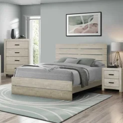 Monarch Queen Bed with Headboard (60") -