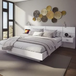 SUA-V Queen Bed with Headboard (60