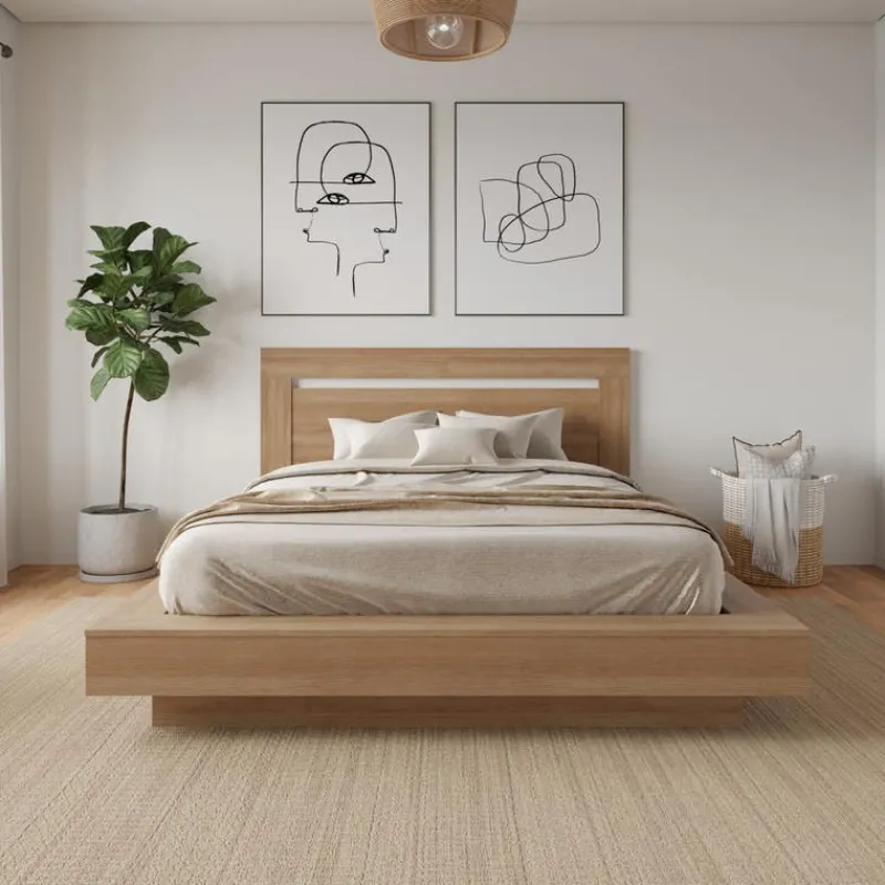 Nexera Queen Bed with Headboard (60") -