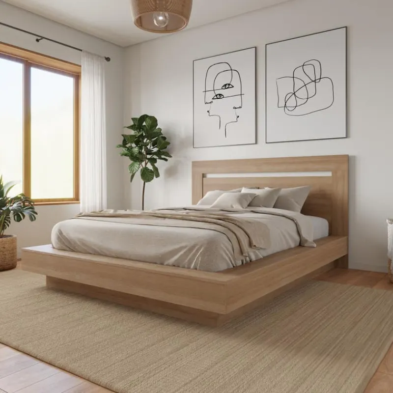 Nexera Queen Bed with Headboard (60") -