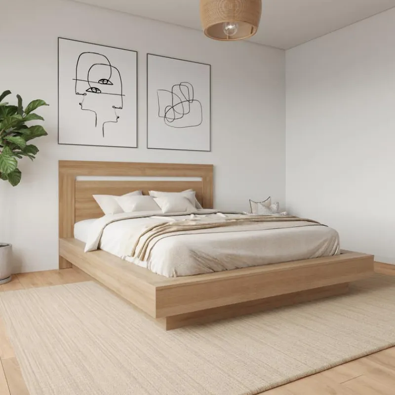 Nexera Queen Bed with Headboard (60") -