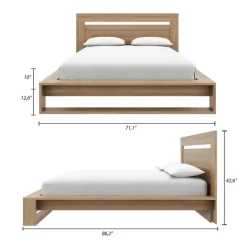 Nexera Queen Bed with Headboard (60