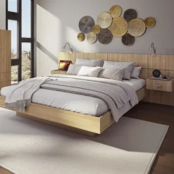SUA-V Queen Bed with Headboard (60")