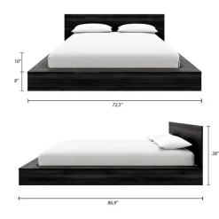 Nexera Queen Bed with Headboard (60