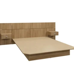 SUA-V Queen Bed with Wall Units and Nightstands (60