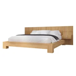 SUA-V Queen Bed with Wall Units and Nightstands (60