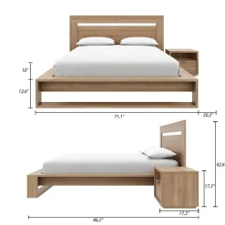 Nexera Queen Bedroom Set (60") - 3 pcs -
