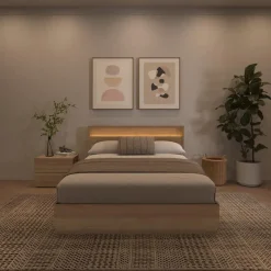 Nexera Queen Bedroom Set with Lighting (60