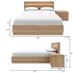 Nexera Queen Bedroom Set with Lighting (60