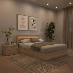 Nexera Queen Bedroom Set with Lighting (60