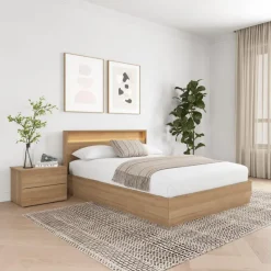 Nexera Queen Bedroom Set with Lighting (60