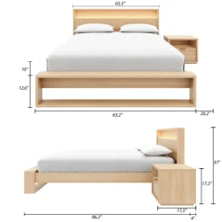 Nexera Queen Bedroom Set with Lighting (60