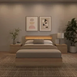 Nexera Queen Bedroom Set with Lighting (60