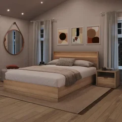 Nexera Queen Bedroom Set with Lighting (60