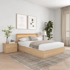 Nexera Queen Bedroom Set with Lighting (60