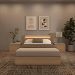 Nexera Queen Bedroom Set with Lighting (60
