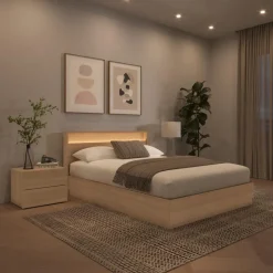 Nexera Queen Bedroom Set with Lighting (60