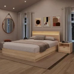 Nexera Queen Bedroom Set with Lighting (60