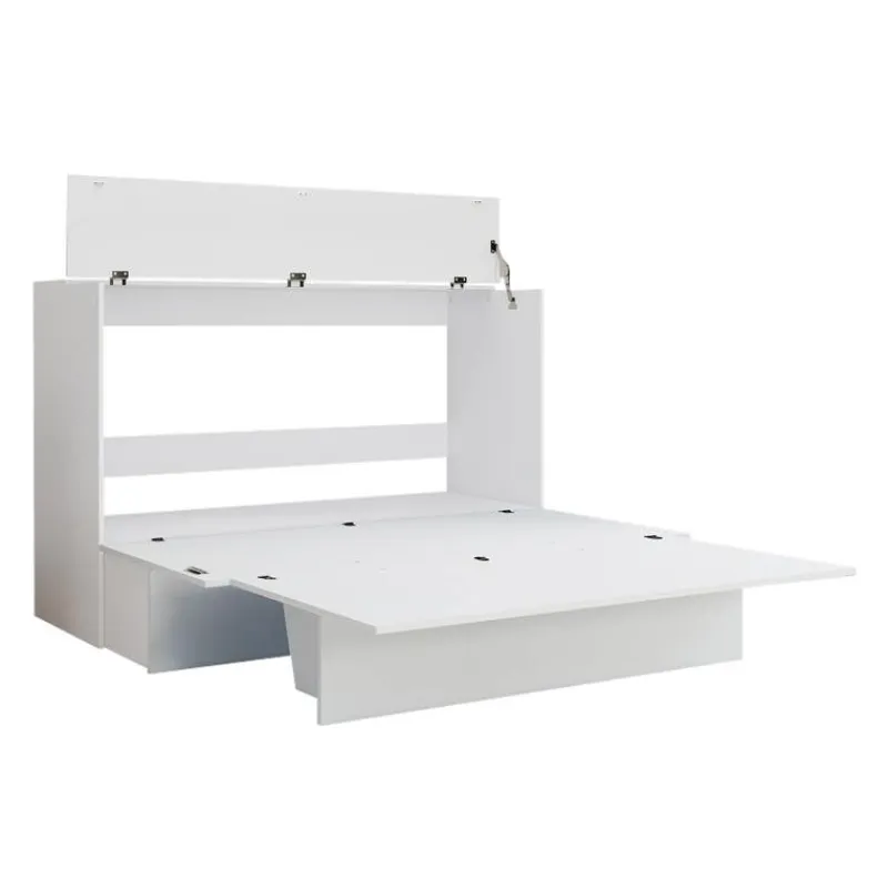 Queen Cabinet Bed with 6.5-inch Mattress -