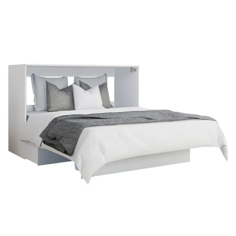 Queen Cabinet Bed with 6.5-inch Mattress -